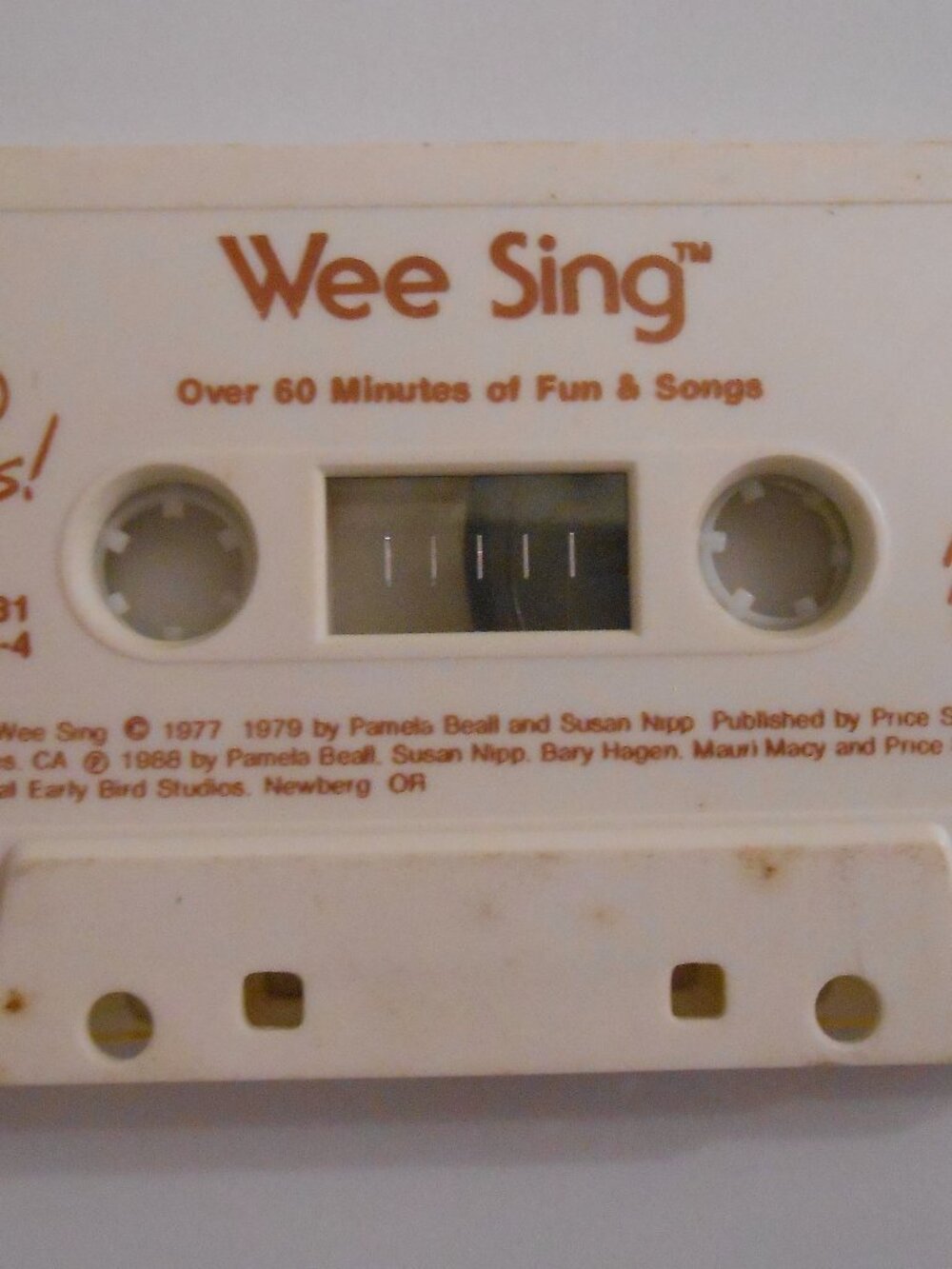Vintage (1979) Wee Sing Cassette Tape, Kids Songs, Music, Children, Tapes